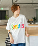 【C-FORT POINT/フォートポイント】カラフルロゴプリント ワイドシルエットTシャツ 韓国ファッション 部屋着 ワンマイル 春夏 ゆったり 綿100% ❘ジーンズメイト公式オンラインショップ