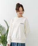 【CONVERSE/コンバース】バッグプリント ブランドロゴ スウェットトレーナー