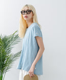 【CONVERSE/コンバース】ラウンドヘム フレンチスリーブ Tシャツ zo