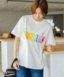【C-FORT POINT/フォートポイント】カラフルロゴプリント ワイドシルエットTシャツ 韓国ファッション 部屋着 ワンマイル 春夏 ゆったり 綿100% ❘ジーンズメイト公式オンラインショップ