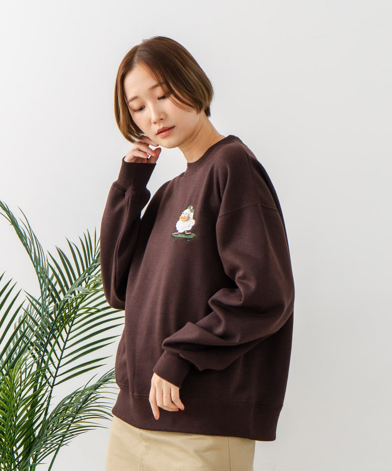 【C-FORT POINT/フォートポイント】オバケスケボー 刺繍トレーナー