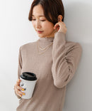 【C-FORT POINT/フォートポイント】カットシャーリング ボトルネックロンＴ