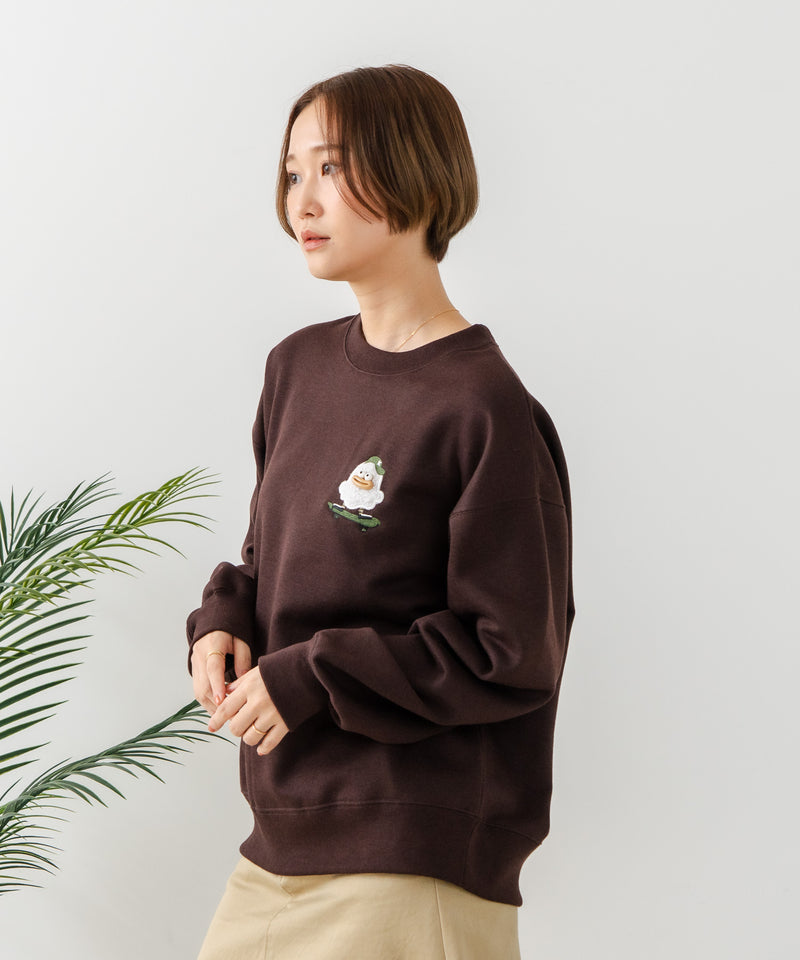 【C-FORT POINT/フォートポイント】オバケスケボー 刺繍トレーナー