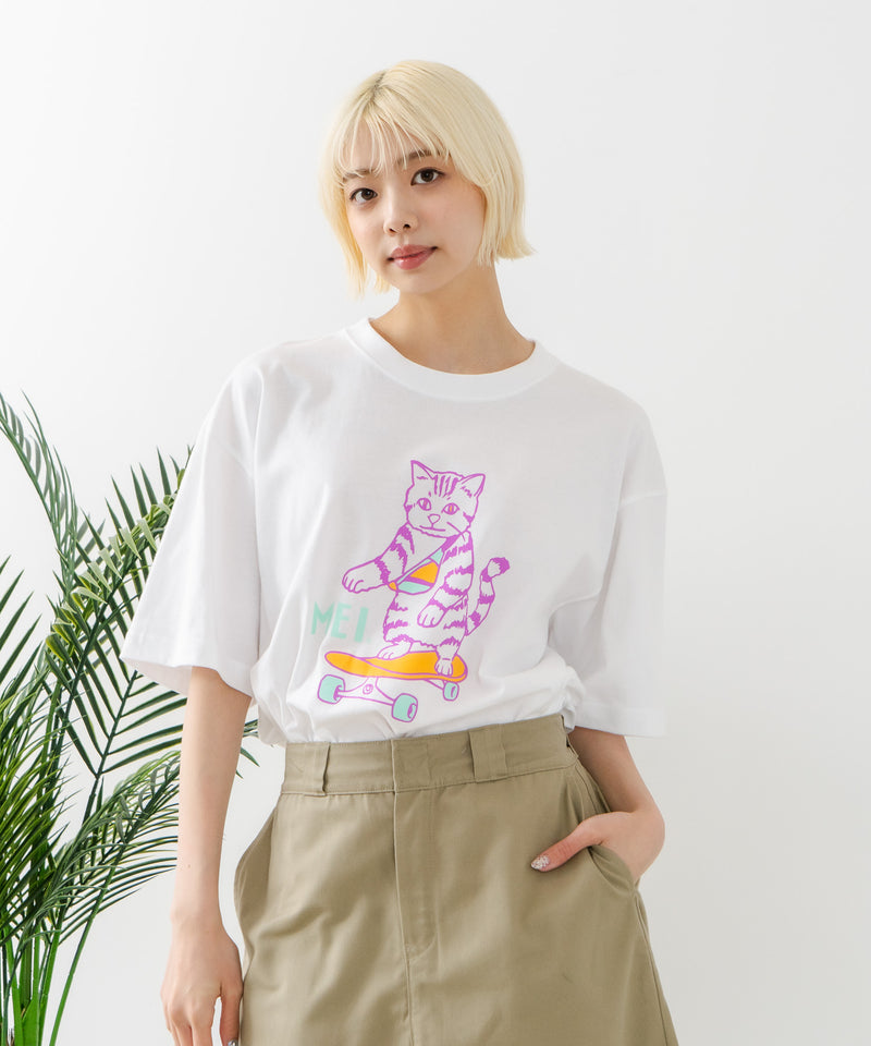 別注 アニマルプリント オーバーサイズ Tシャツ【MEI/メイ】