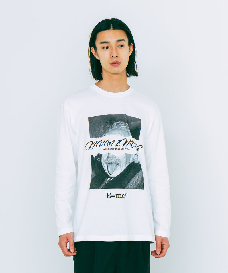 Einstein +mosaic Long Tee