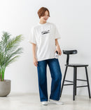 【CONVERSE/コンバース】JACK PURCELL プリントＴシャツ 綿100% ジャックパーセル アメカジ ストリート カジュアル シンプル ブランドアイコン 白 黒
