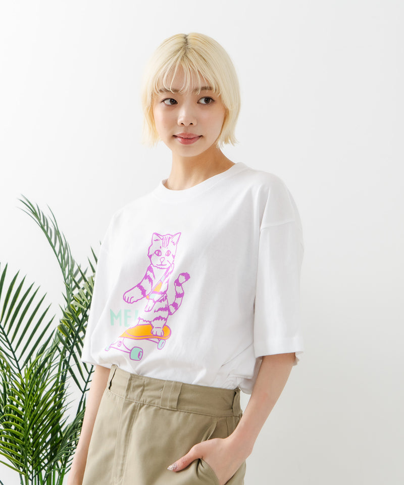 別注 アニマルプリント オーバーサイズ Tシャツ【MEI/メイ】