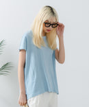 【CONVERSE/コンバース】ラウンドヘム フレンチスリーブ Tシャツ zo