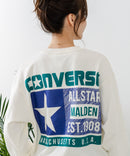 【CONVERSE/コンバース】バッグプリント ブランドロゴ スウェットトレーナー