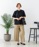 【C-FORTPOINT/フォートポイント】【涼やかな綿素材】総柄刺繍ブラウス コットン100% シャツ プルオーバー 涼しい 体型カバー ナチュラル ❘ジーンズメイト公式オンラインショップ