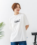 【CONVERSE/コンバース】JACK PURCELL プリントＴシャツ 綿100% ジャックパーセル アメカジ ストリート カジュアル シンプル ブランドアイコン 白 黒