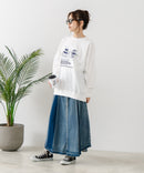 【C-FORT POINT/フォートポイント】アニマル ロゴプリント スウェットトレーナー