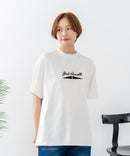 【CONVERSE/コンバース】JACK PURCELL プリントＴシャツ 綿100% ジャックパーセル アメカジ ストリート カジュアル シンプル ブランドアイコン 白 黒