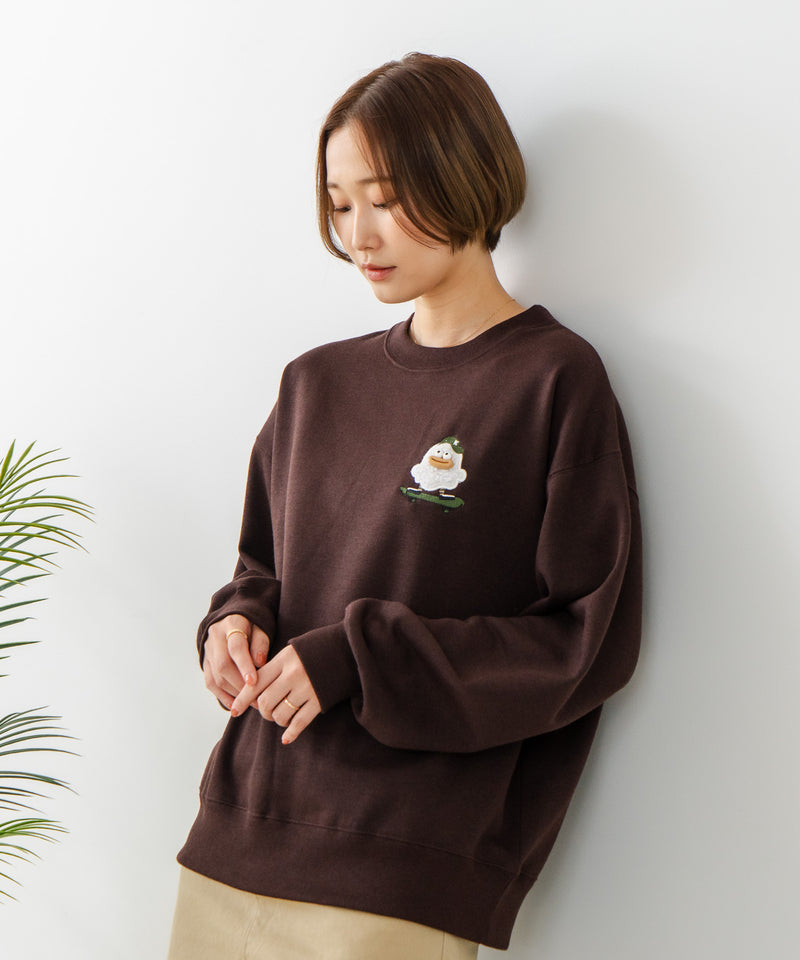 【C-FORT POINT/フォートポイント】オバケスケボー 刺繍トレーナー