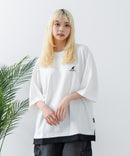 【KANGOL/カンゴール】 バックプリント フェイクレイヤード ビッグT