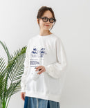 【C-FORT POINT/フォートポイント】アニマル ロゴプリント スウェットトレーナー