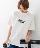 【CONVERSE/コンバース】JACK PURCELL プリントＴシャツ 綿100% ジャックパーセル アメカジ ストリート カジュアル シンプル ブランドアイコン 白 黒