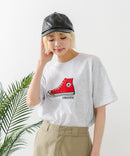 【CONVERSE/コンバース】シューズサガラ刺繍Tシャツ