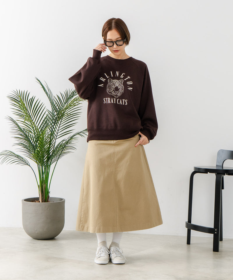 【C-FORT POINT/フォートポイント】トラ柄 ステッチトレーナー