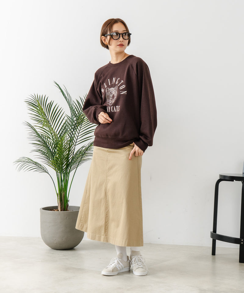 【C-FORT POINT/フォートポイント】トラ柄 ステッチトレーナー