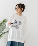 【C-FORT POINT/フォートポイント】アニマル ロゴプリント スウェットトレーナー