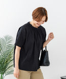 【C-FORTPOINT/フォートポイント】【涼やかな綿素材】総柄刺繍ブラウス コットン100% シャツ プルオーバー 涼しい 体型カバー ナチュラル ❘ジーンズメイト公式オンラインショップ