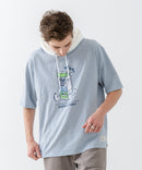 【Blue Standard/ブルースタンダード】スラブコットン アニマルプリント Tパーカーzo