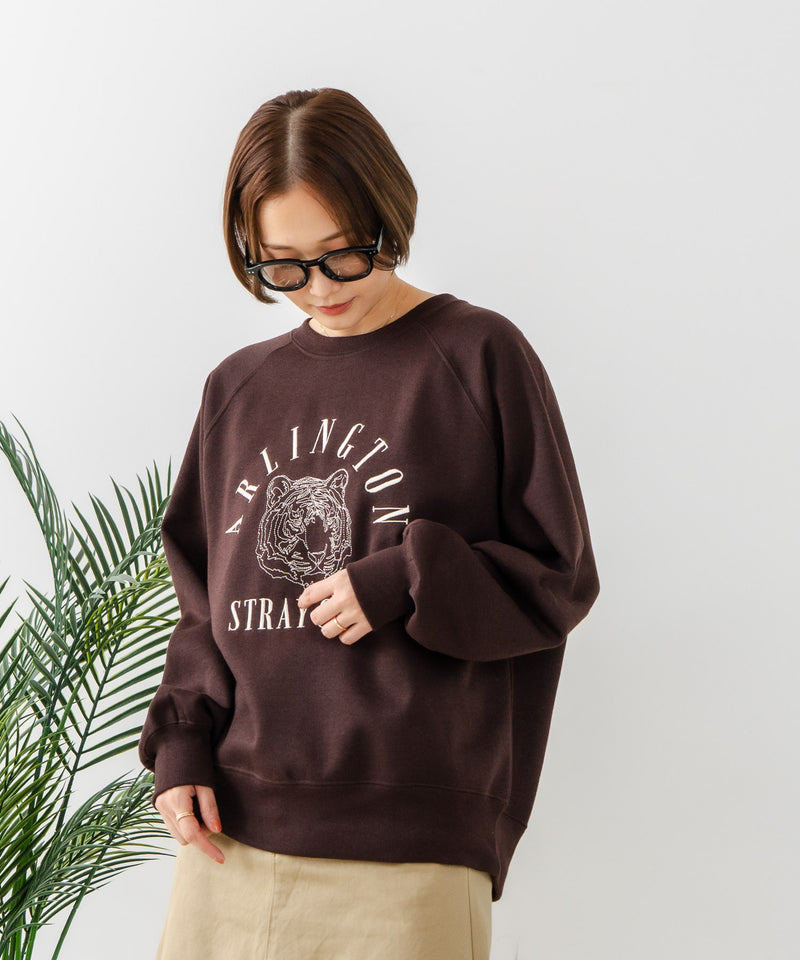 【C-FORT POINT/フォートポイント】トラ柄 ステッチトレーナー