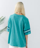 【CONVERSE/コンバース】ネップスラブ フットボールTシャツ zo