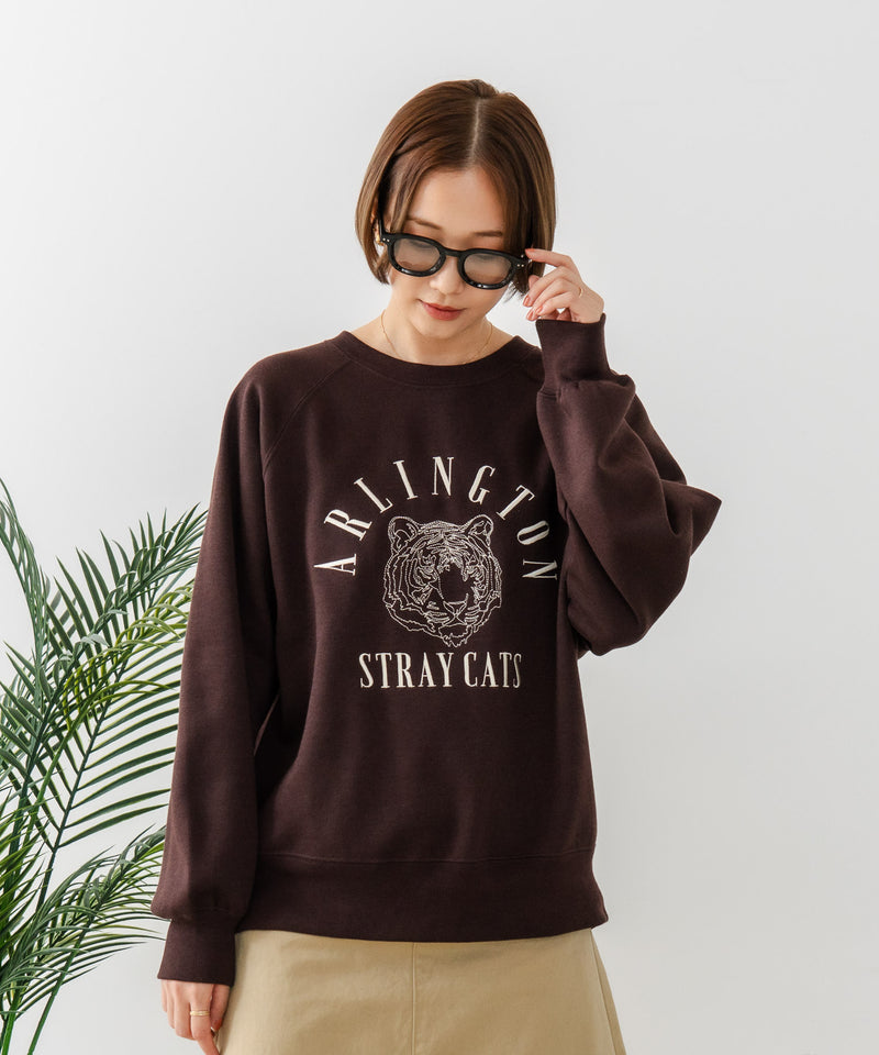 【C-FORT POINT/フォートポイント】トラ柄 ステッチトレーナー