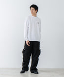 【OUTDOOR EXCHANGE/アウトドアエクスチェンジ】アニマルプリント ロンT クマ