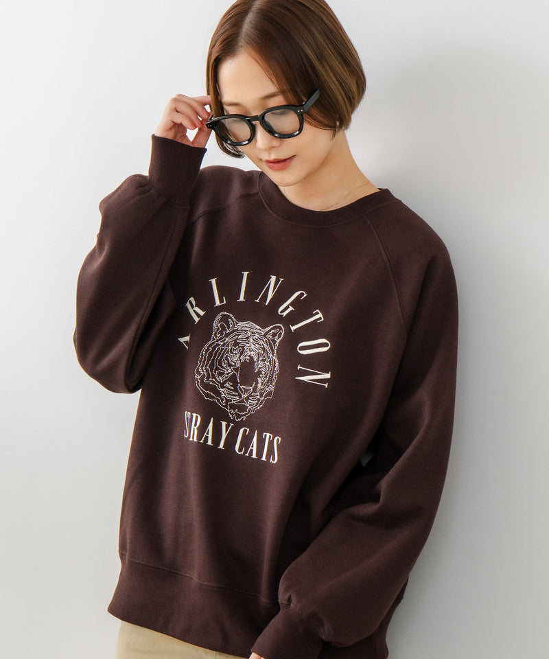 【C-FORT POINT/フォートポイント】トラ柄 ステッチトレーナー