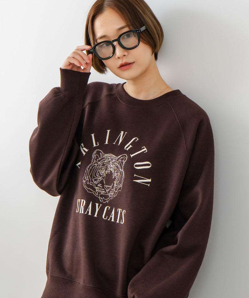 【C-FORT POINT/フォートポイント】トラ柄 ステッチトレーナー