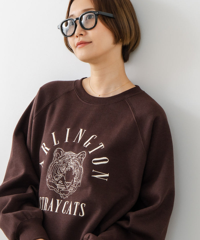 【C-FORT POINT/フォートポイント】トラ柄 ステッチトレーナー