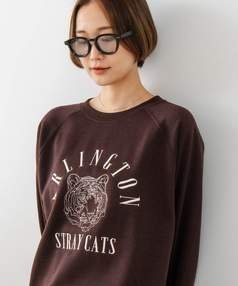 【C-FORT POINT/フォートポイント】トラ柄 ステッチトレーナー