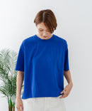 【C-FORTPOINT/フォートポイント】【ストレッチ性抜群の冷感素材を使用】後ろタック入り 5分袖Tシャツ 立体感 美シルエット ラウンドヘム 接触冷感 涼しい 体形カバー