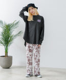 【UNDER WRAPS/アンダーラップス】ピグメント加工 バックプリントロンT zo