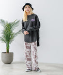 【UNDER WRAPS/アンダーラップス】ピグメント加工 バックプリントロンT zo