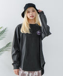 【UNDER WRAPS/アンダーラップス】ピグメント加工 バックプリントロンT zo