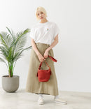 フレンチスリーブ ワンポイント刺繍Tシャツ【TeddyBear/テディベア】