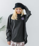 【UNDER WRAPS/アンダーラップス】ピグメント加工 バックプリントロンT zo