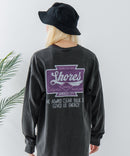 【UNDER WRAPS/アンダーラップス】ピグメント加工 バックプリントロンT zo