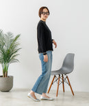 【C-FORT POINT/フォートポイント】ハイネック メロウ配色 プルオーバートップス