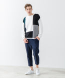 快適スーパーストレッチイージークロップドパンツ【BLUE STANDARD/ブルースタンダード】