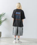 【DISCUS/ディスカス】グラフィックプリント オーバーサイズ Tシャツ zo