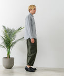 【BLUE STANDARD/ブルースタンダード】コットン100％ オックスレギュラーカラー リラックスシルエットシャツ ビズ オフィスカジュアル オンでもオフでも