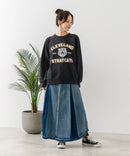 【C-FORT POINT/フォートポイント】アニマルプリント(タイガー) カレッジ スウェットトレーナー