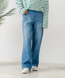 デニムワイドパンツ【C-FORT POINT/フォートポイント】