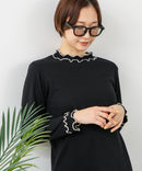 【C-FORT POINT/フォートポイント】ハイネック メロウ配色 プルオーバートップス