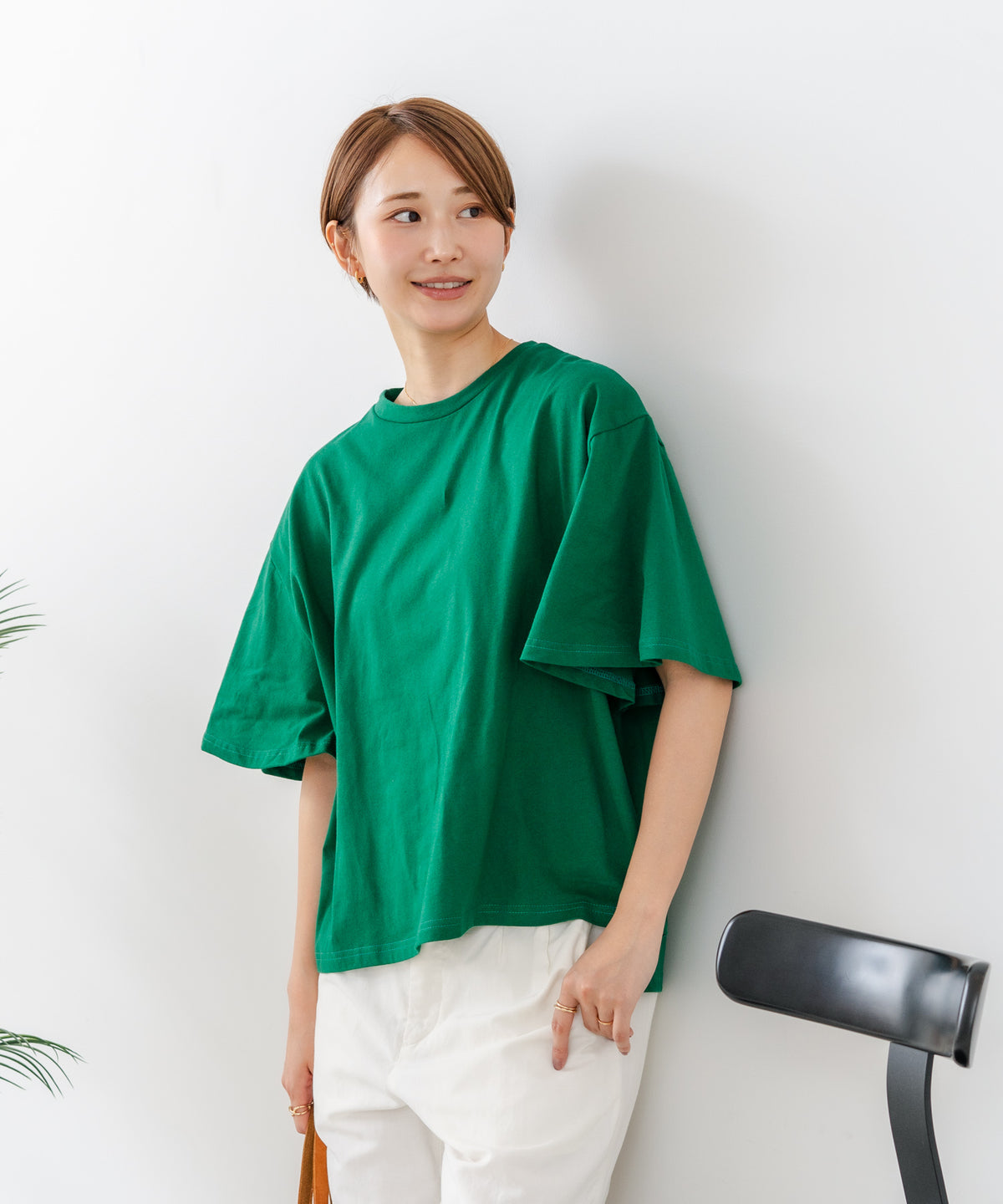 C-FORTPOINT/フォートポイント】【ベルスリーブで魅せる、大人のこなれ